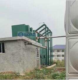 另一套100噸/時(shí)一體化凈水設(shè)備在某企業(yè)的生產(chǎn)生活用水中投入使用！